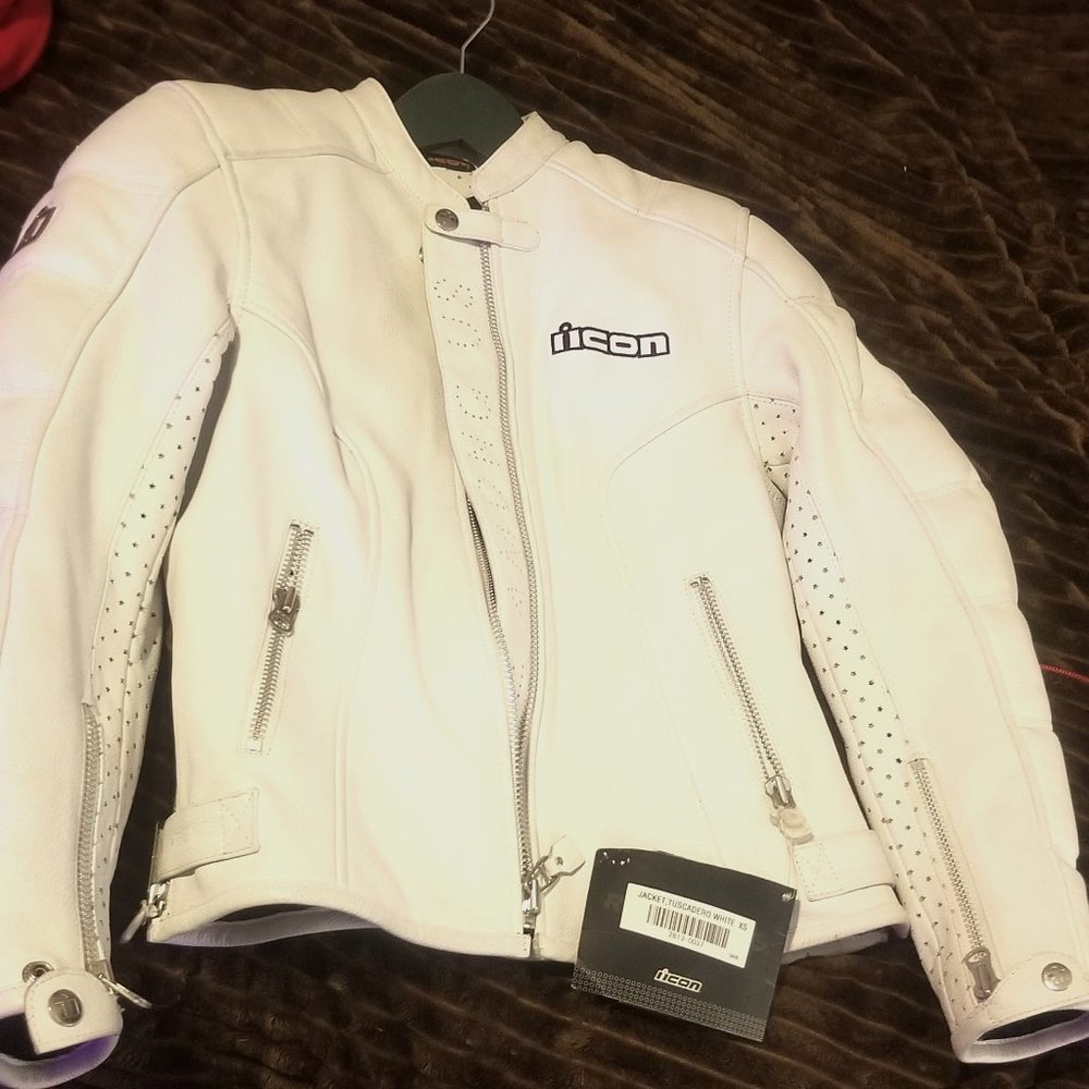 ICON Tuscadero Leather Motorcycle Jacket